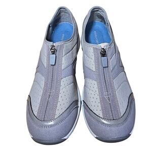 Brand New Easy Spirit Se Vonn2 Walking Sneakers Slip On Top Zip Gray Womens 9 M